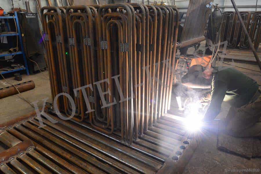 Производство газовых водогрейных котлов 