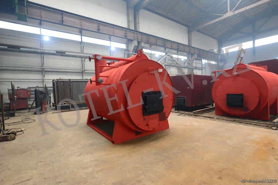 Промышленный парогенератор на твердом топливе