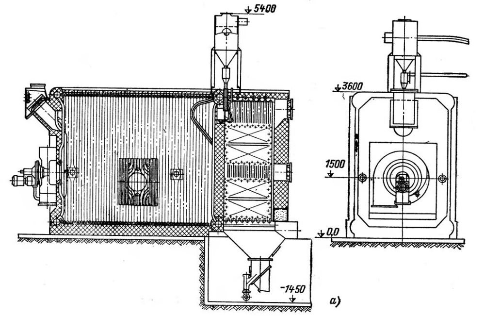 Стальной водогрейные котел ДорКЗ - ЦКТИ на газе и мазуте Стальной водогрейные котел ДорКЗ - ЦКТИ