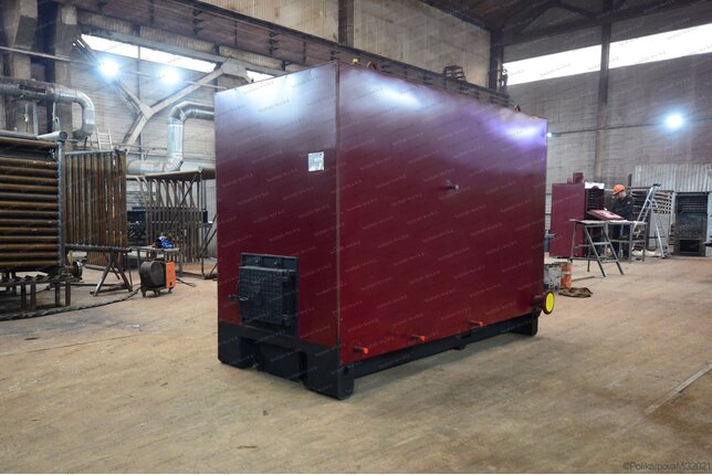 Твердотопливный котел 930 кВт